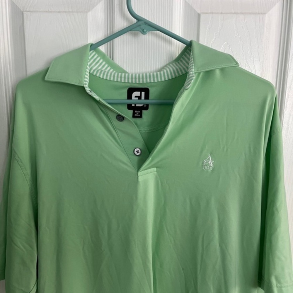Footjoy Green Golf Polo Large